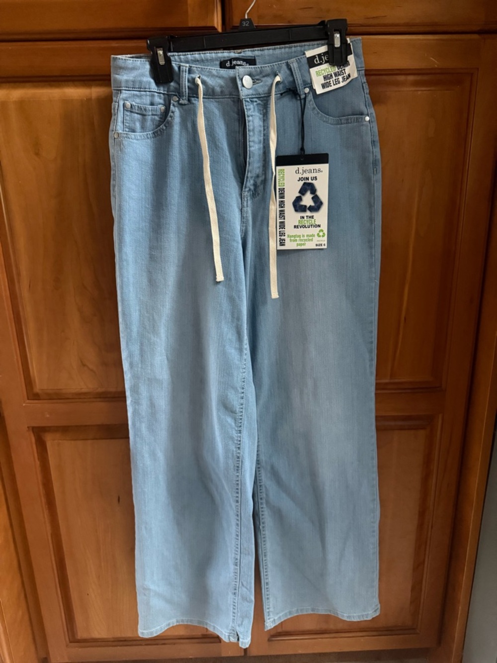d. jeans Light Blue Women’s Relaxed Drawstring Jeans